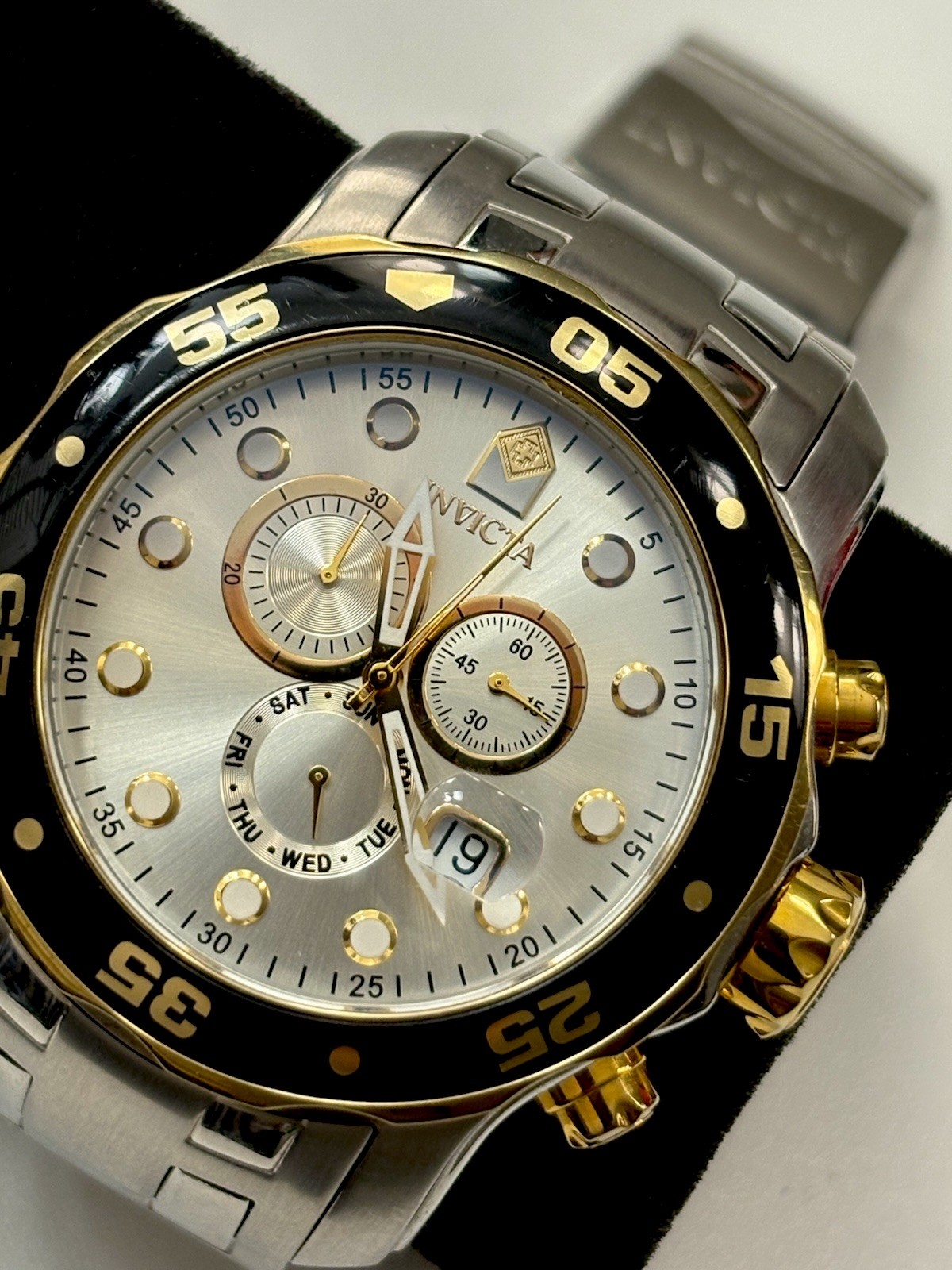 Invicta Pro Diver SCUBA 48 mm Silver Stainless Steel Case, Silver Stainless…