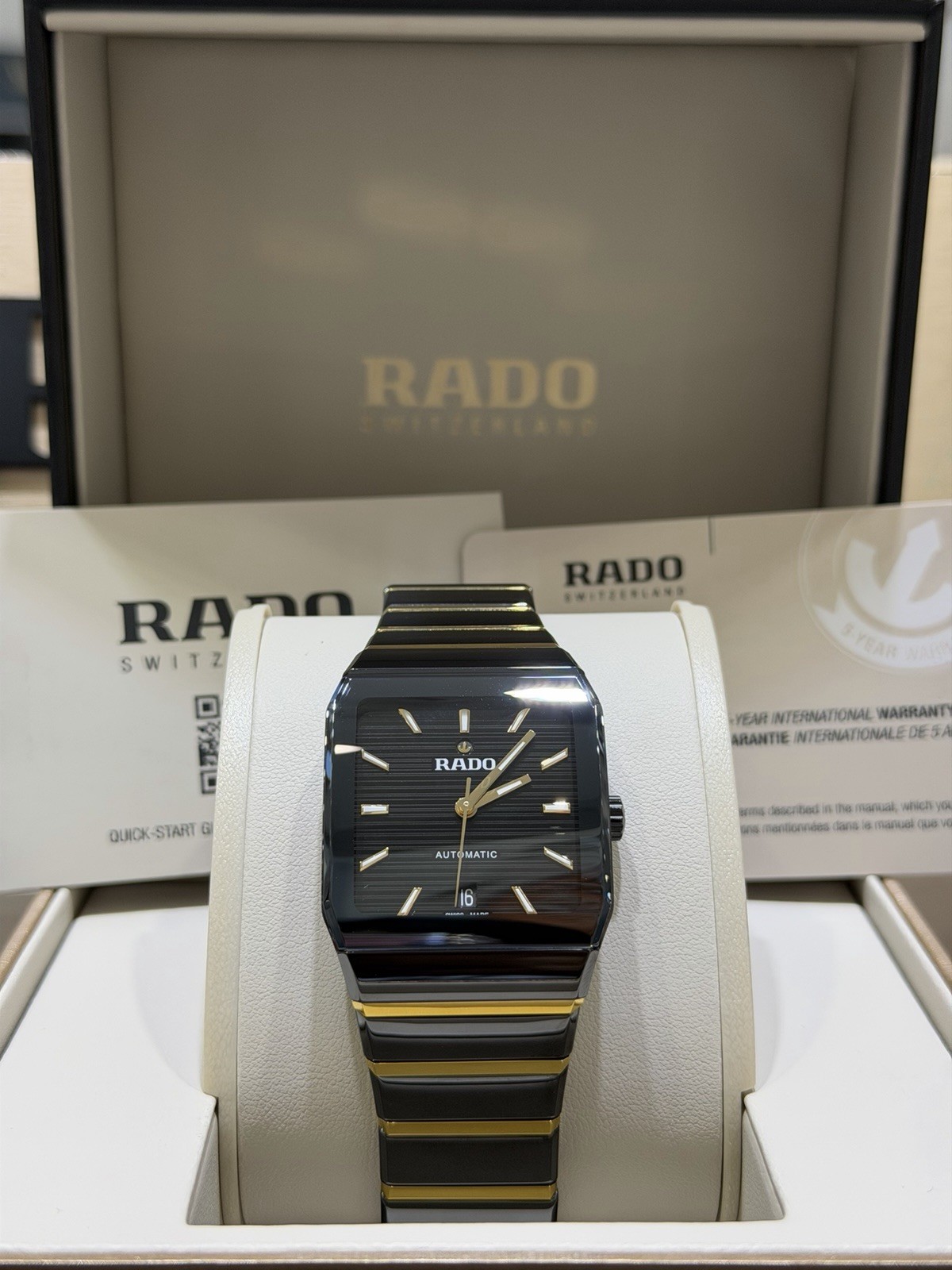 New Rado Anatom Automatic Black Dial Ceramic & Unisex Watch R10200152