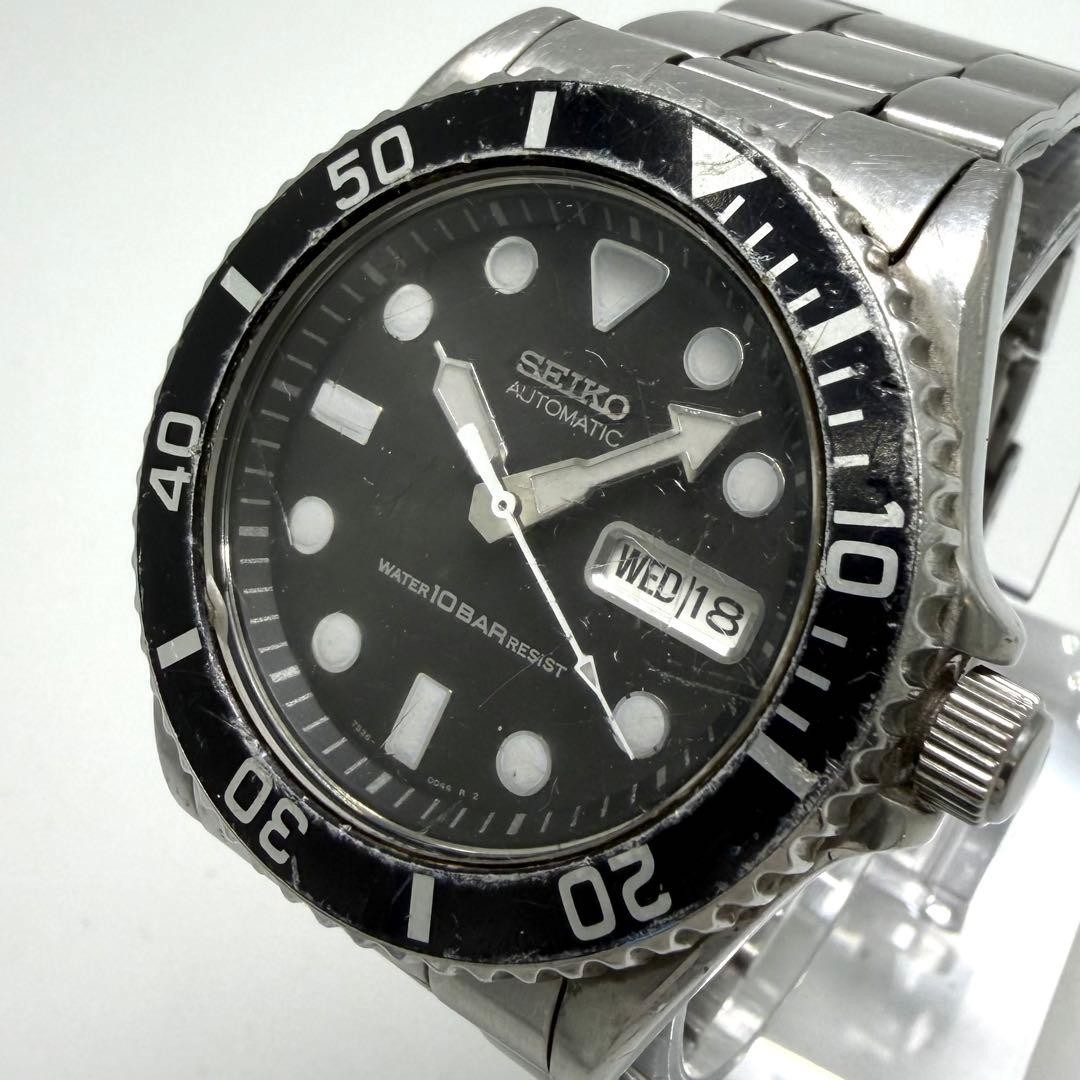 Working SEIKO Diver’s Watch Wristwatch 7S26 0040 Men’s