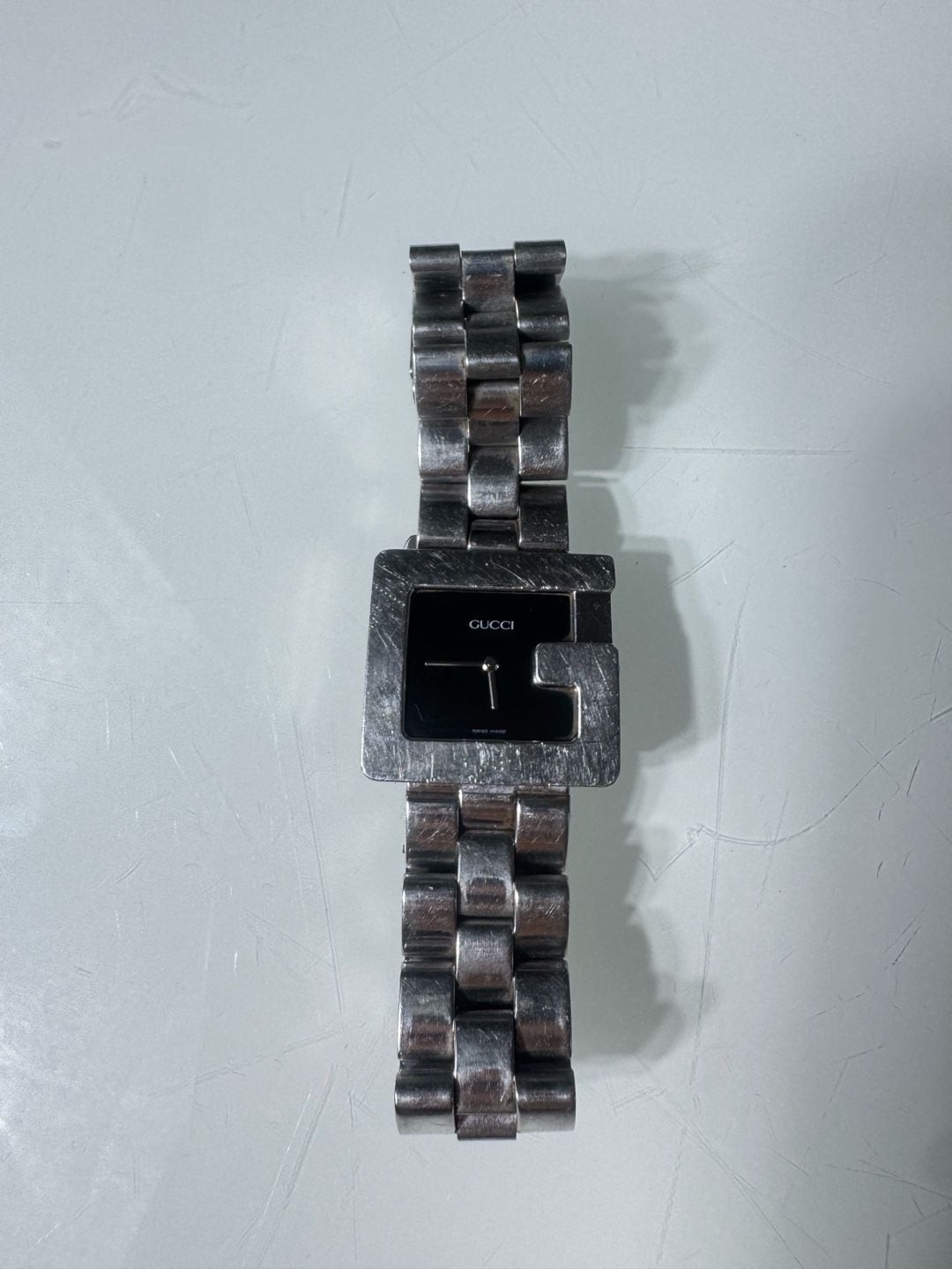 Gucci 3600M G-Frame Stainless Steel Men’s Watch