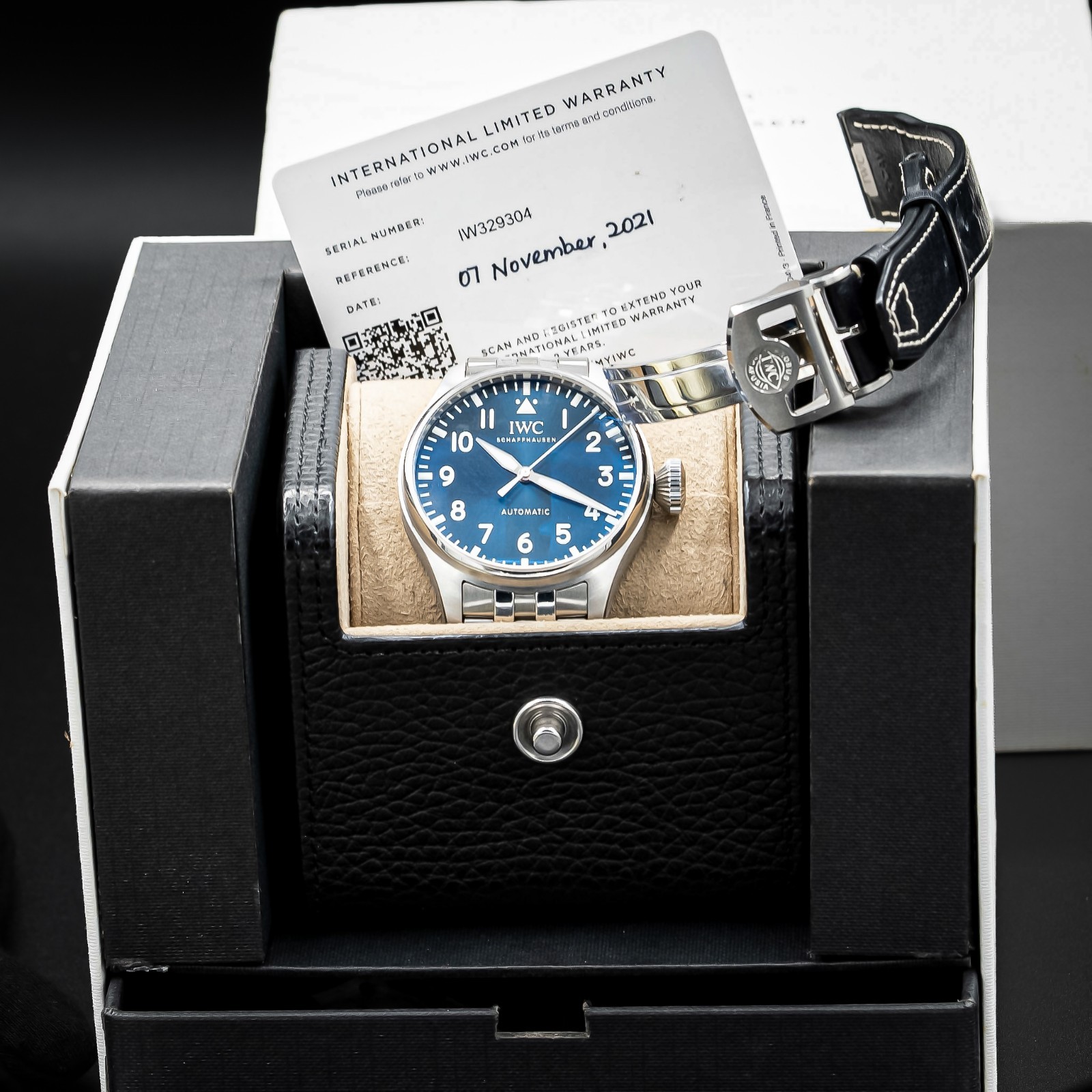 IWC Big Pilot’s Watch | Ref. IW329304 | 43mm | Blue Dial | 2021 | Full Set
