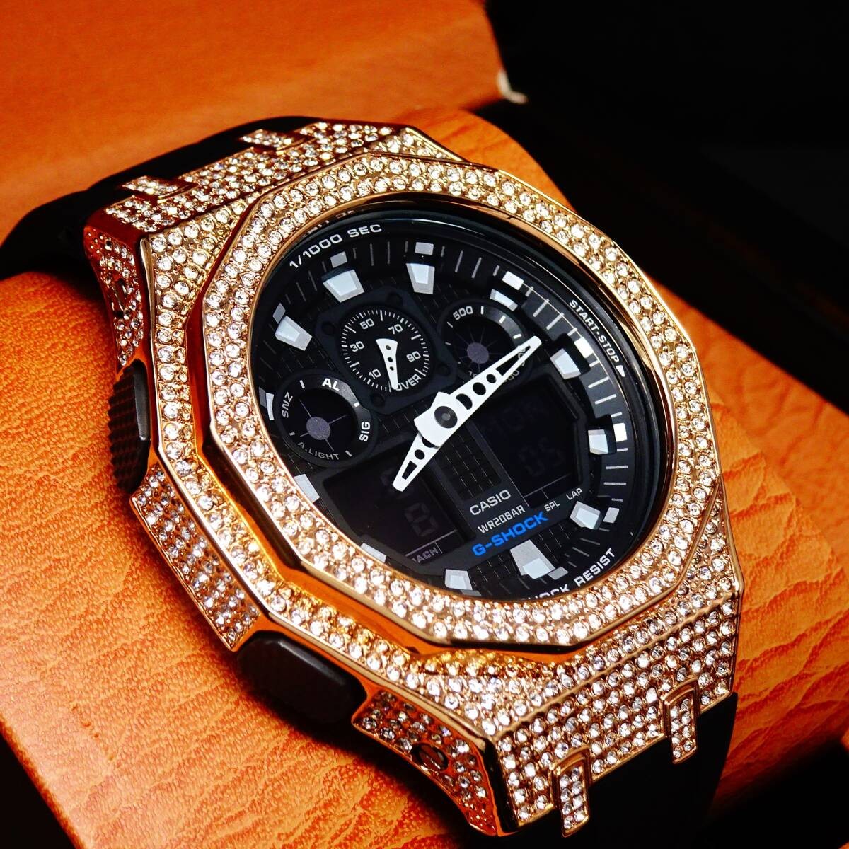 New〓mod Casioak〓G-Shock custom watch〓Regular GA100B body included〓Aftermarket
