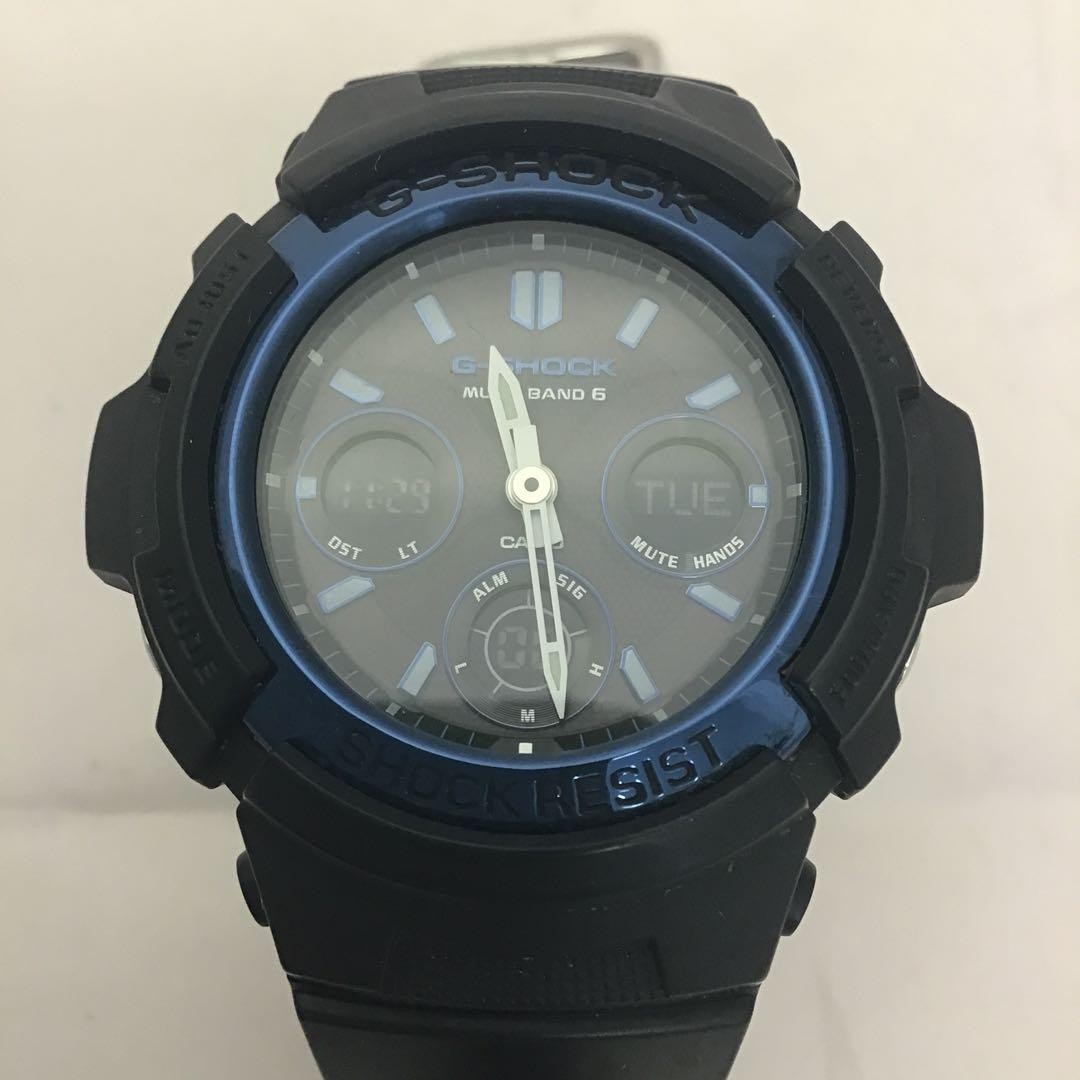 Casio G-SHOCK G-100A-1AJF Black Blue Solar Watch