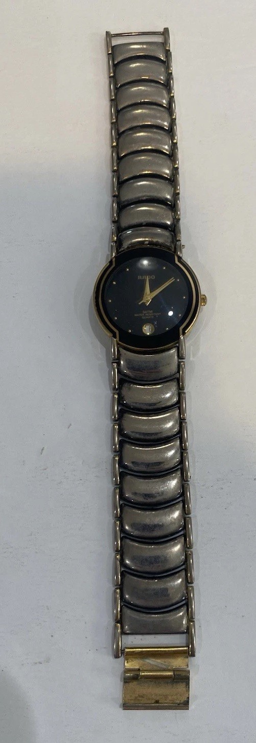 Rado Centrix Diamond Watch Swiss Movement Quartz Needs TLC