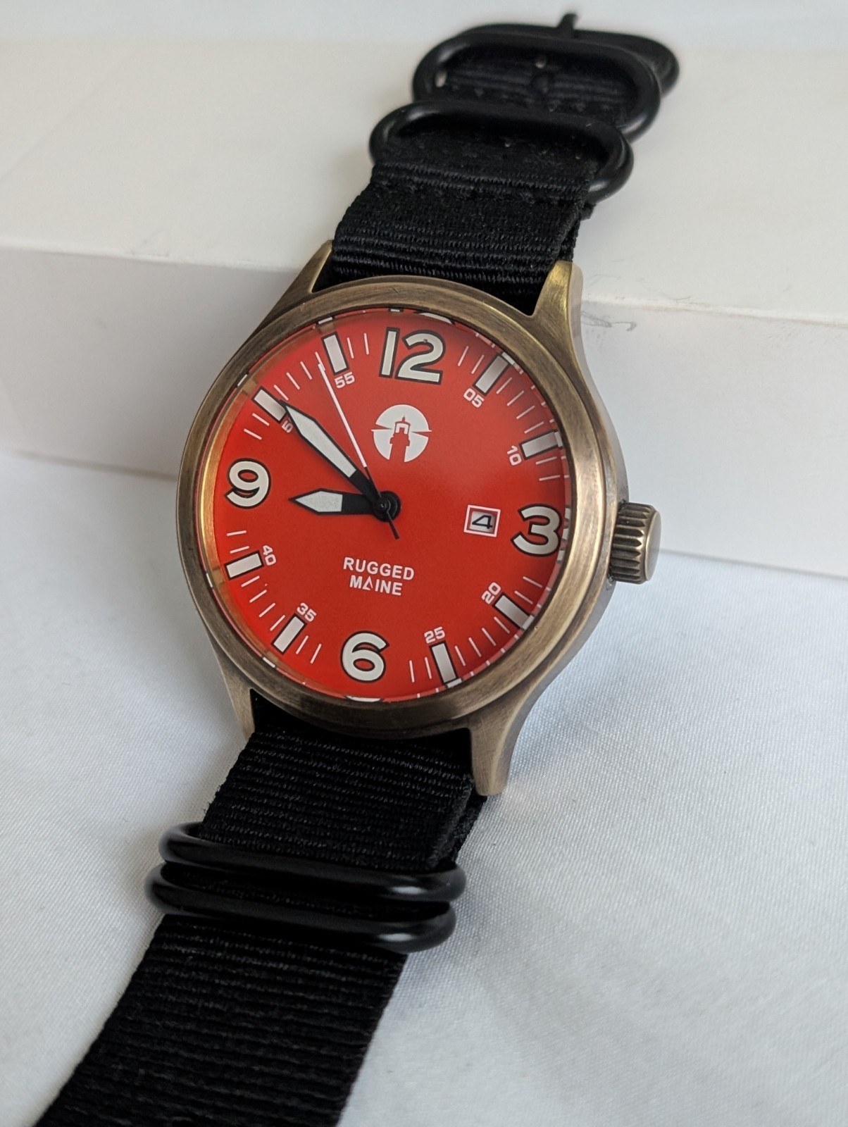 Solid brass, field, military watch, 44mm *PATINA WORK DONE* see description