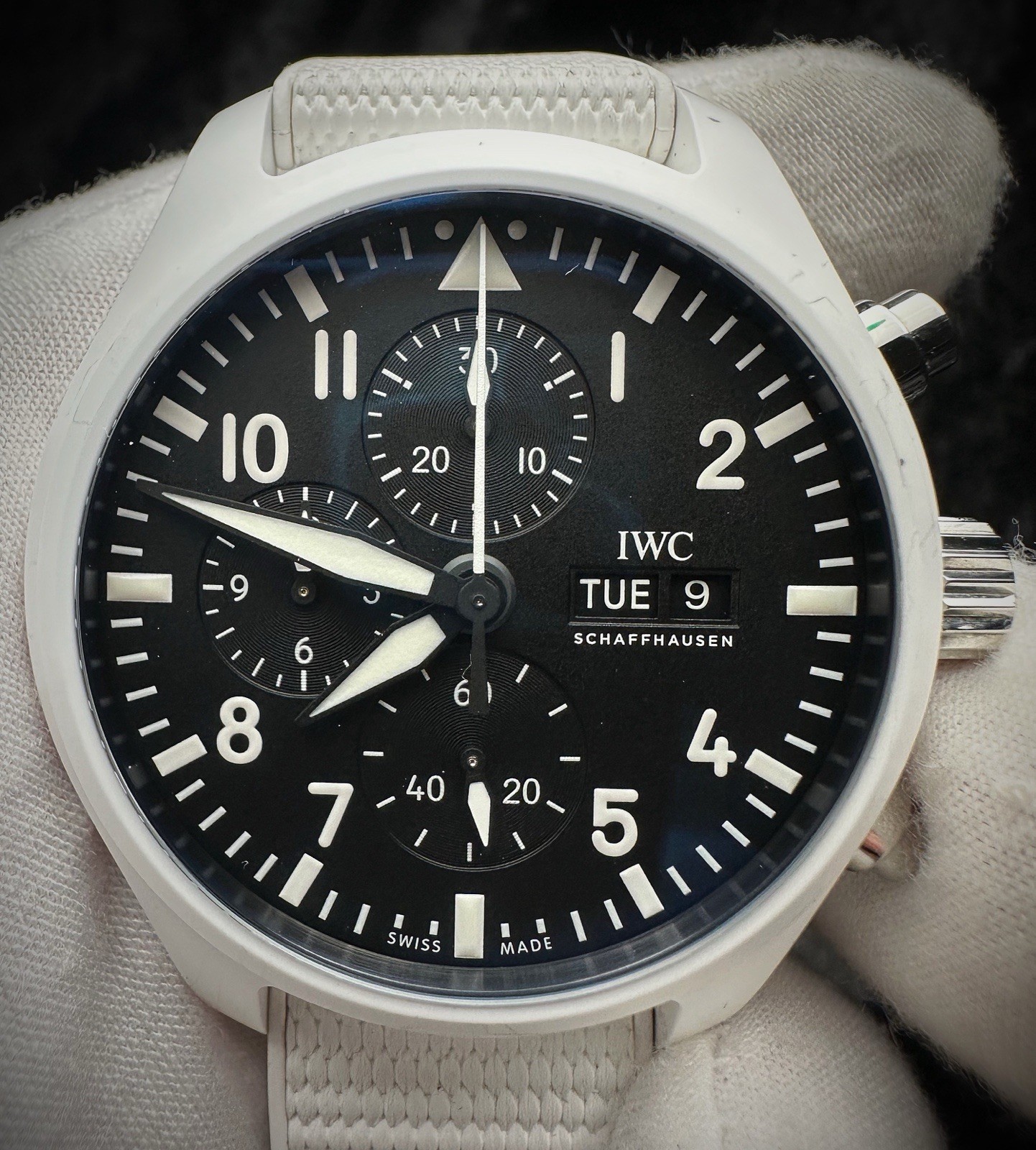 IWC Pilot’s Watch Men’s Black Watch – IW3891-05