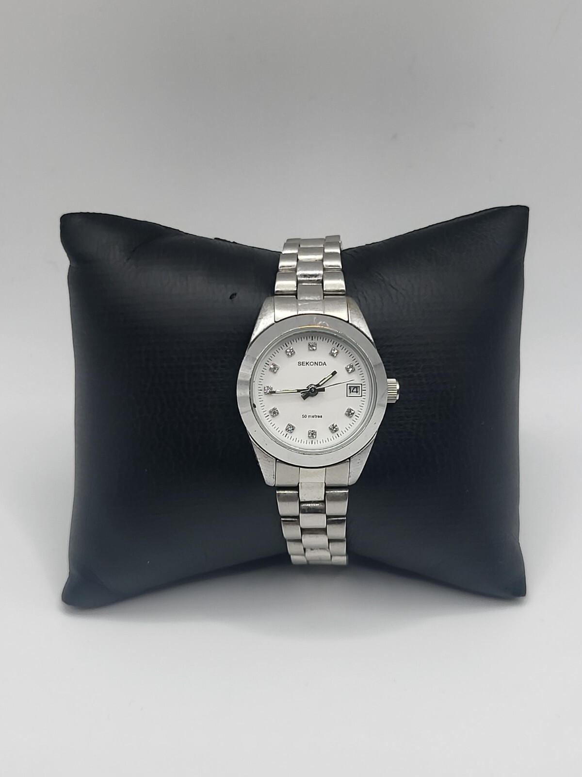 Sekonda Miyota 2015 Quartz Watch Date Dial Untested Parts Repairs 26.8mm