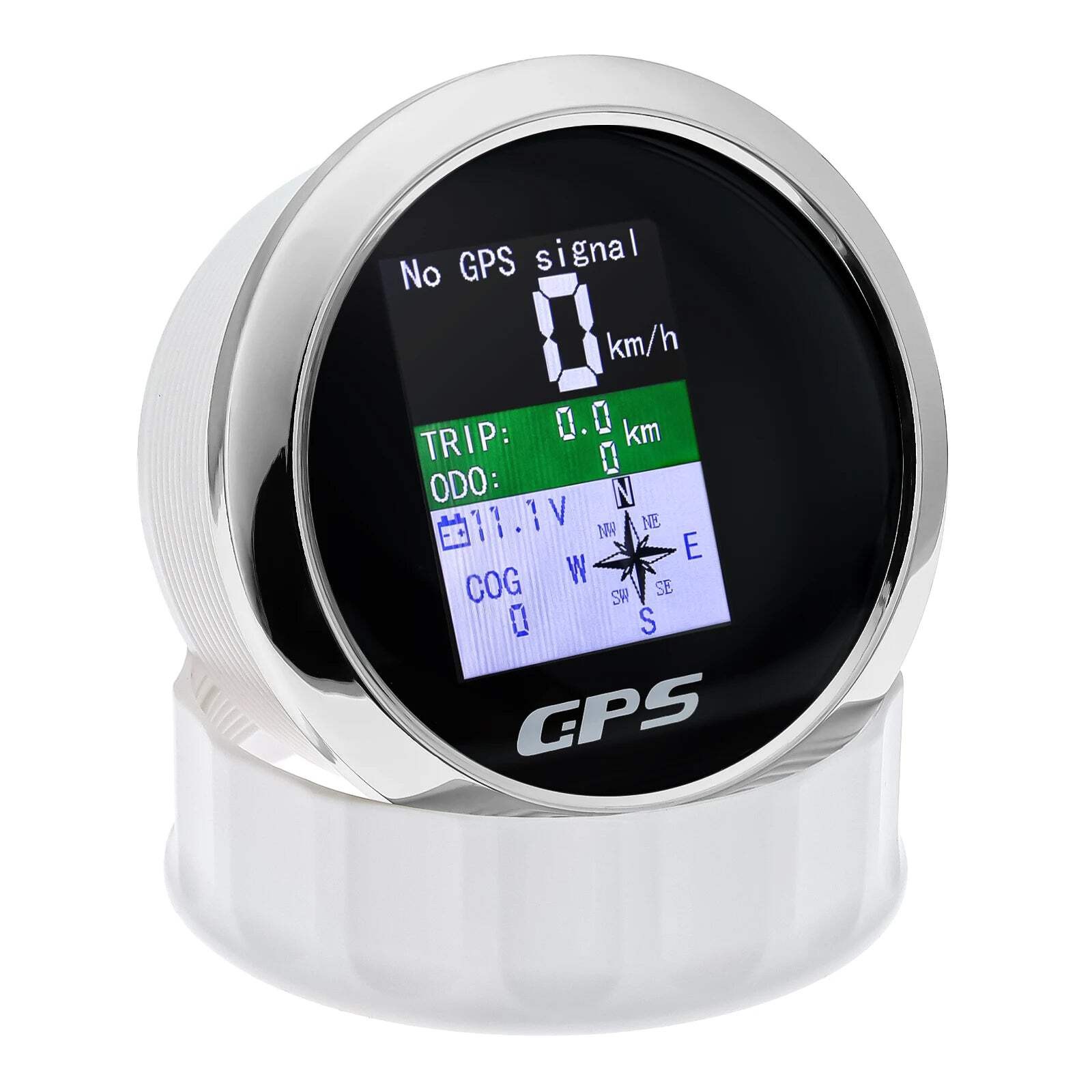 85mm Digital GPS Speedometer Odometer with GPS Antenna TFT Screen Waterproof Vol