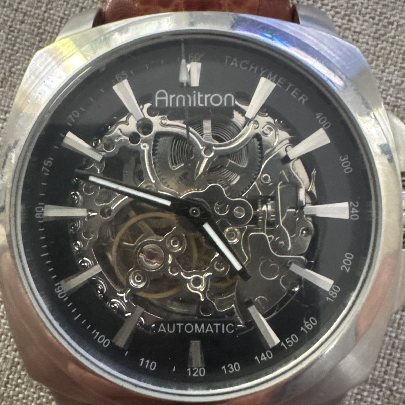 Armitron Skeleton Automatic Watch 20/4455SV TY2807SV