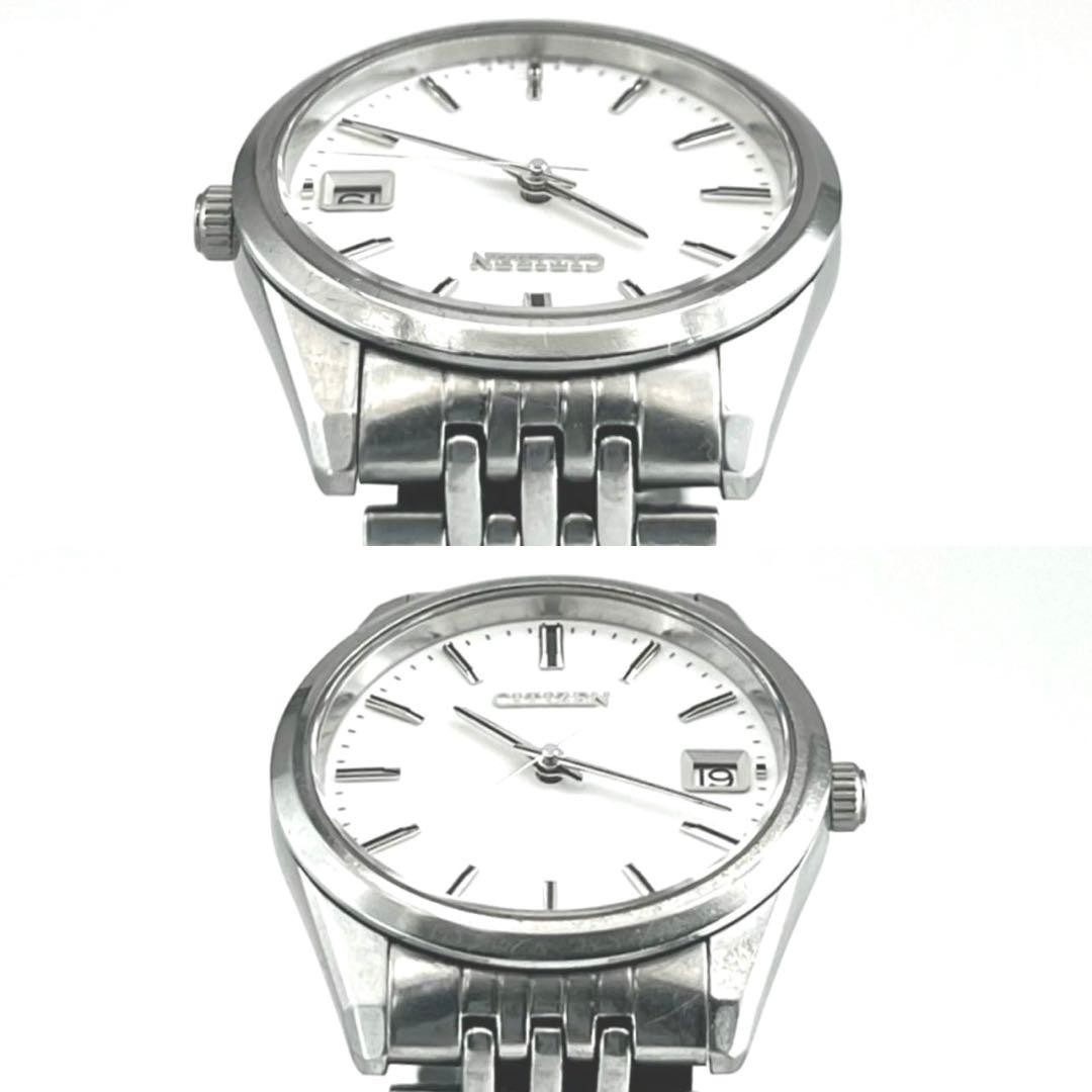 Citizen The First Generation 1997 Quartz Date White Watch Japan 078742