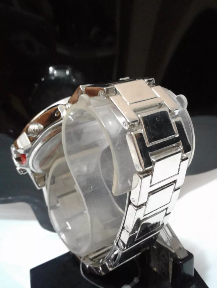 Silver Simple Basic Geneva Wrist Band Link Bracelet Watch Fashion Metal NEW