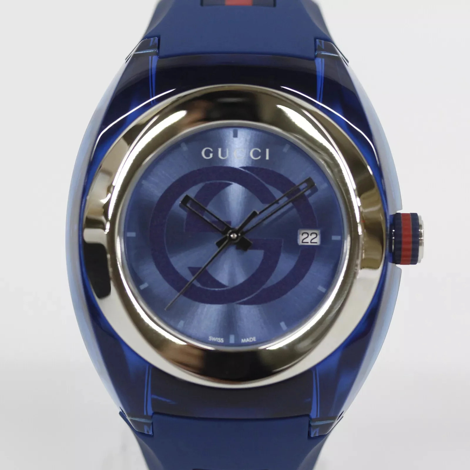 GUCCI SYNC YA137104 Men’s Watch – Blue Dial, Quartz Movement, Authentic from