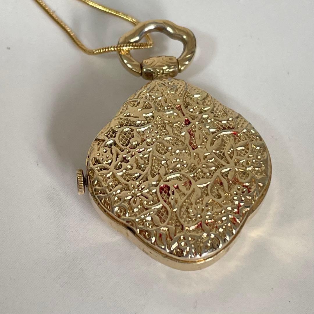Working condition SEIKO design case small seconds pendant watch.