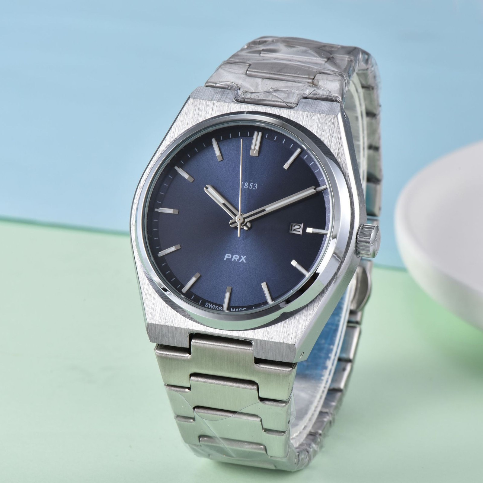 Man Watch Quartz Watch Luxury Waterproof Luminous Date Week Stainless Steel