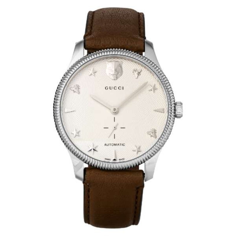 Gucci YA126361 G-Timeless Automatic Men’s Watch New + Box & Paper’s