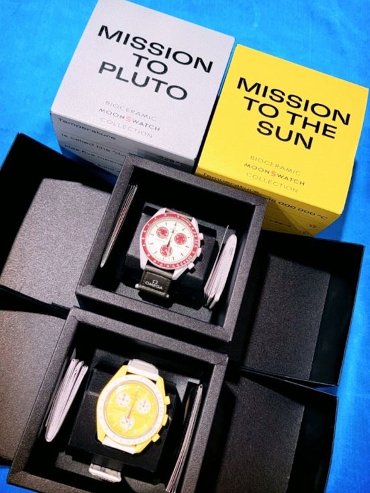 SWATCH x OMEGA MOONSWATCH/SNOOPY/ON EARTH BIOCERAMIC Collection Series SEALED