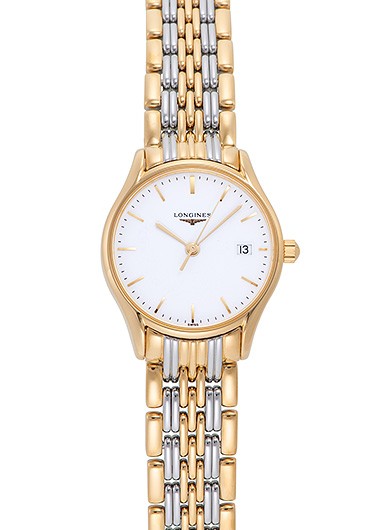 Longines Lyre L4.259.2.12.7 Stainless Steel / YellowPVD 25mm Quartz #KMW1668