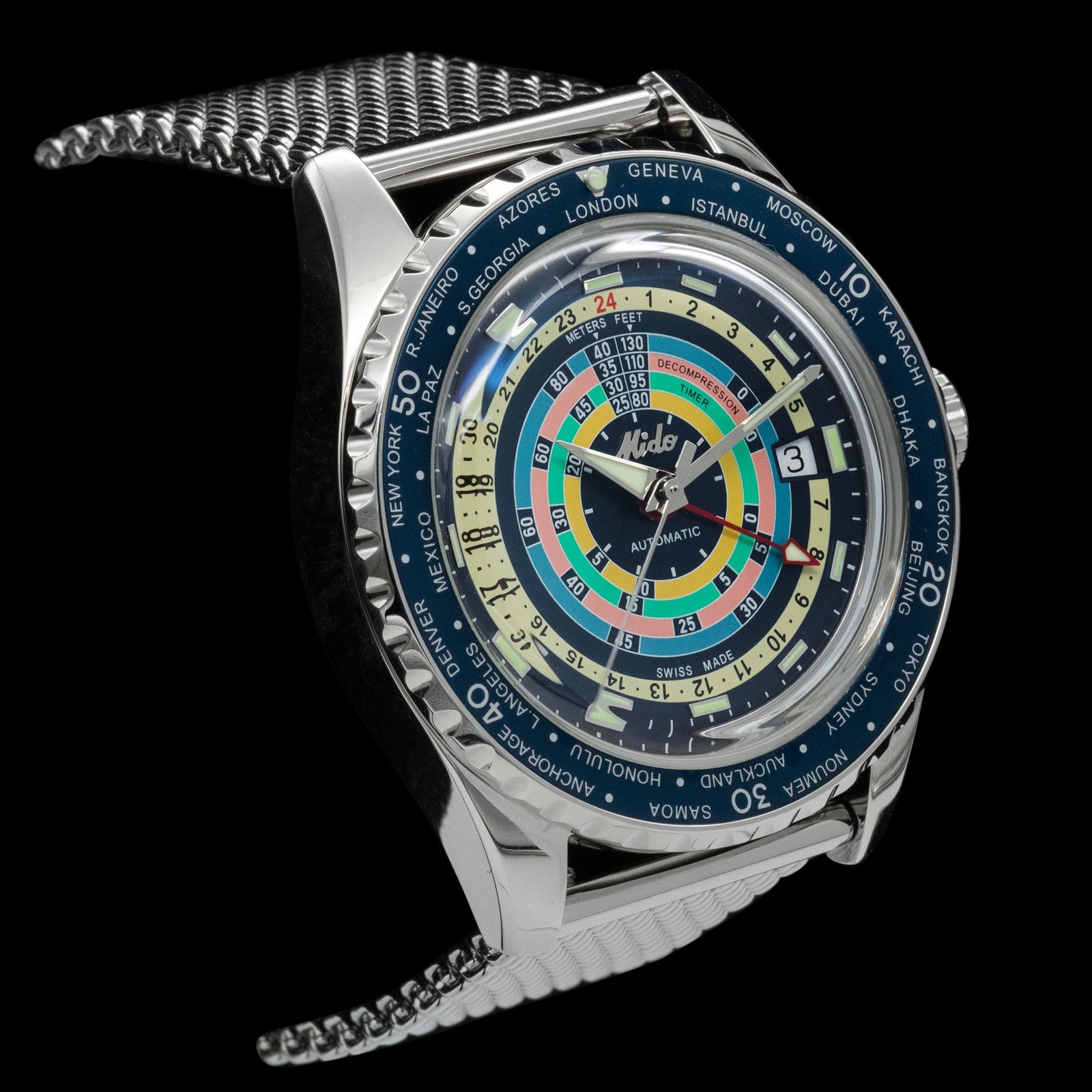 Mido – 2020s Ocean Star Decompression Worldtimer M026.829.17.041.00