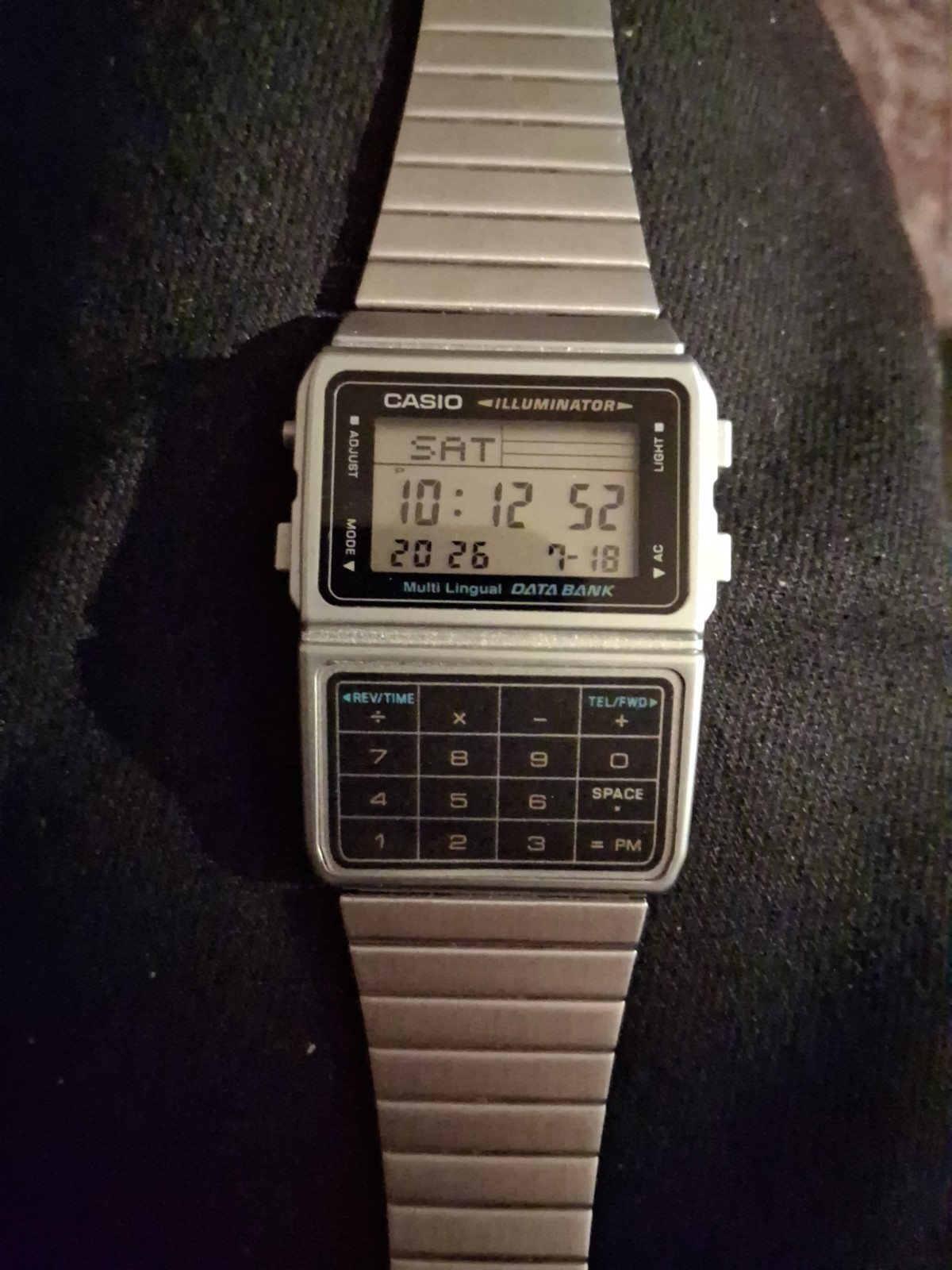 Casio DBC-611-1DF Databank Calculator Watch