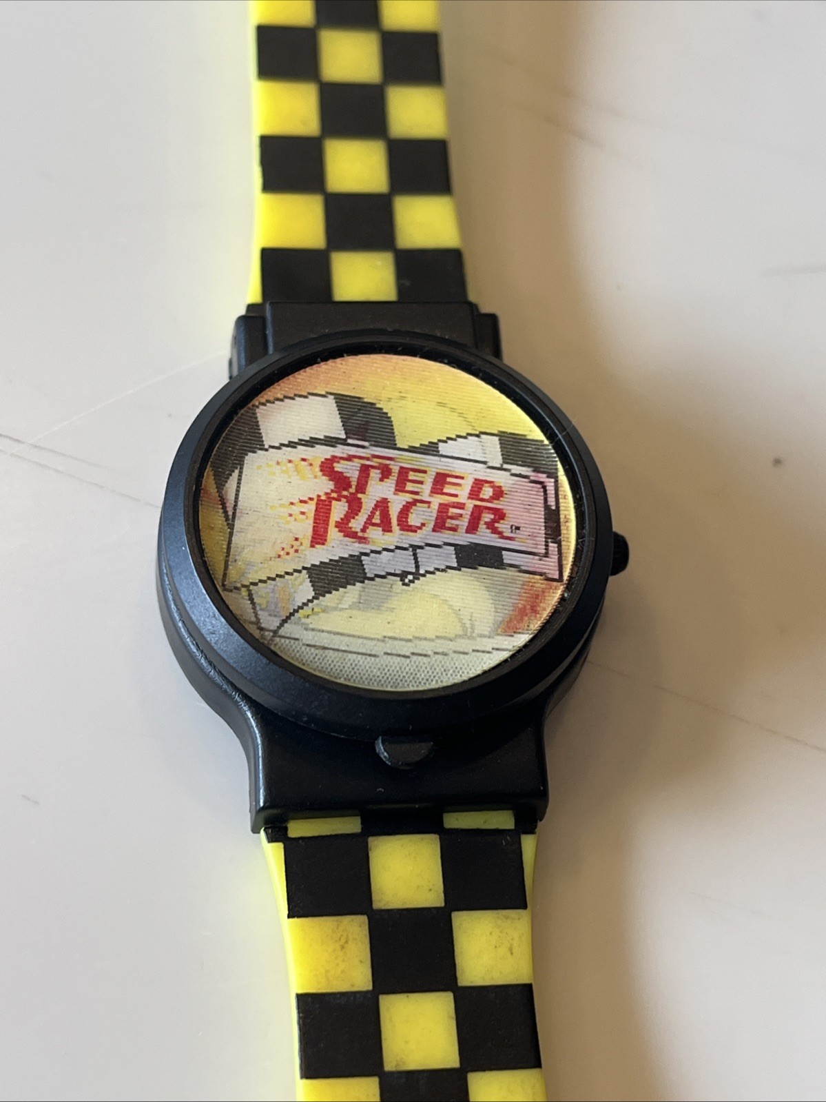 Speed Racer Decoder Novelty Digital Watch Fan Club Vintage 1994 Holographic Flip