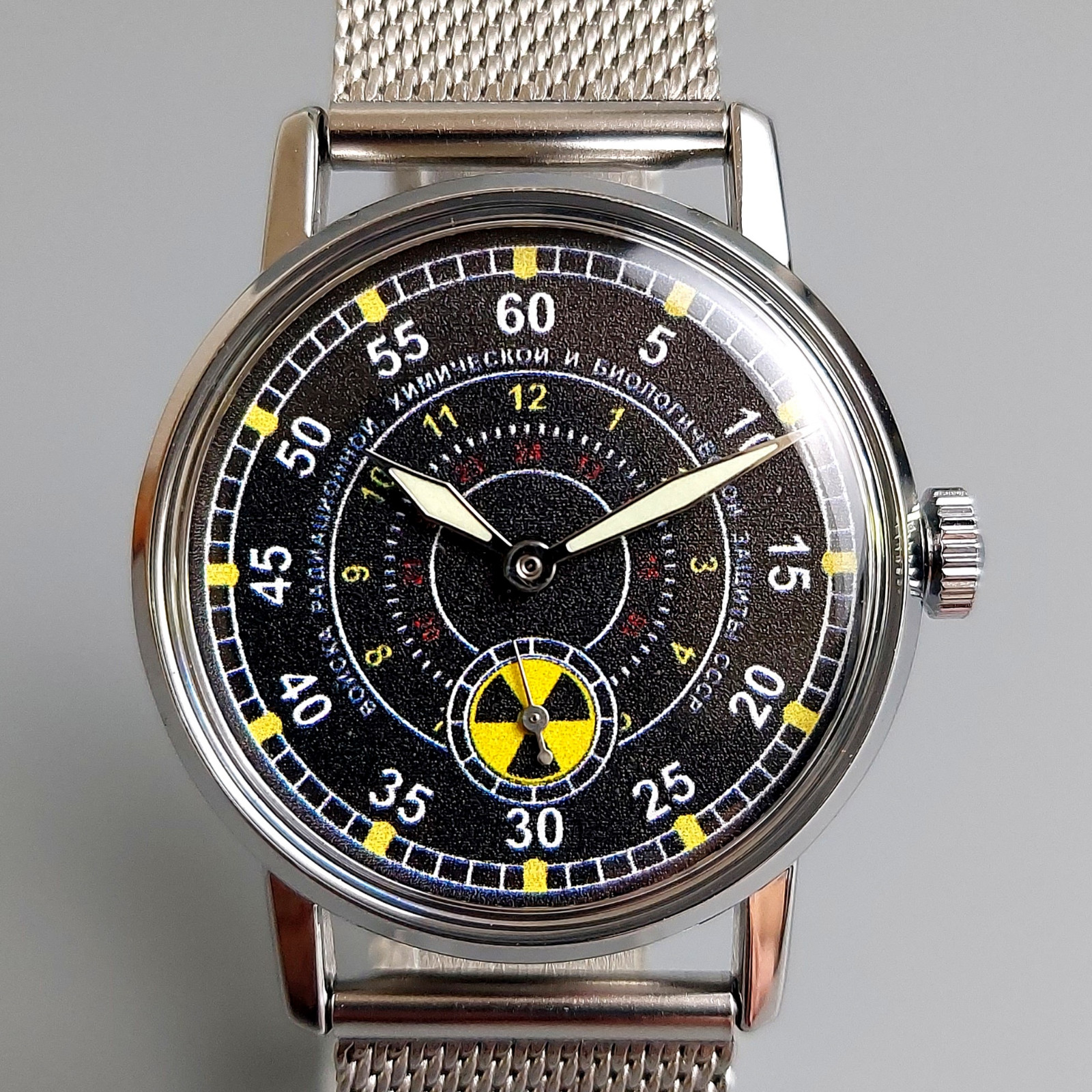 Soviet Wristwatch Pobeda Military Vintage Mechanical Men’s Watch Serviced