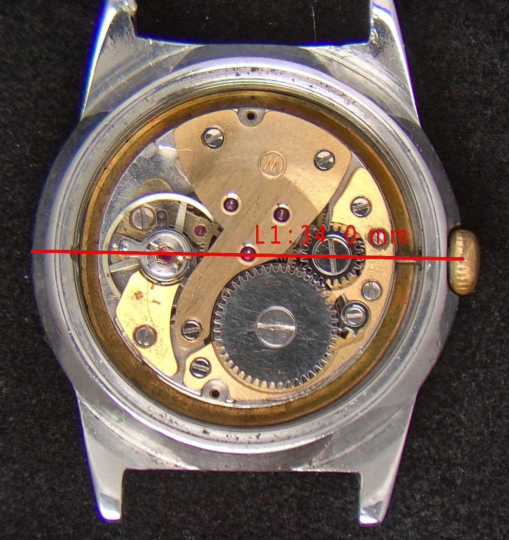 West End Watch Keepsake Red & Gold Dial Men’s Hand-Wind Vintage– Spares/Repairs