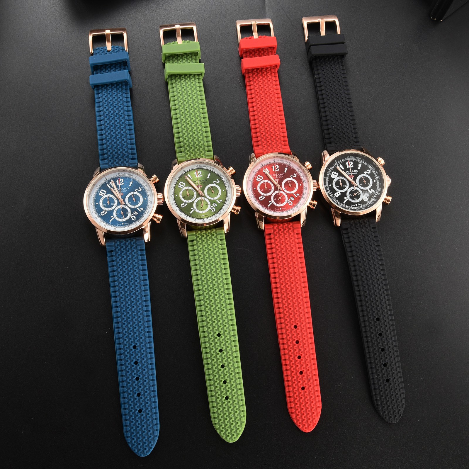 Chopard multifunctional quartz watch with all dial functions working perfectly