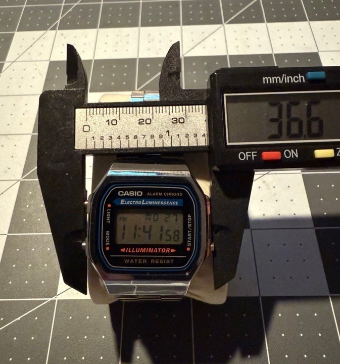 Digital Casio A-168 watch