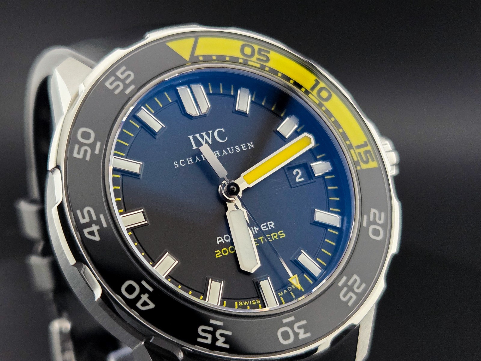 IWC Aquatimer 2000 IW356808 Automatic Diver 44mm – Rubber Strap