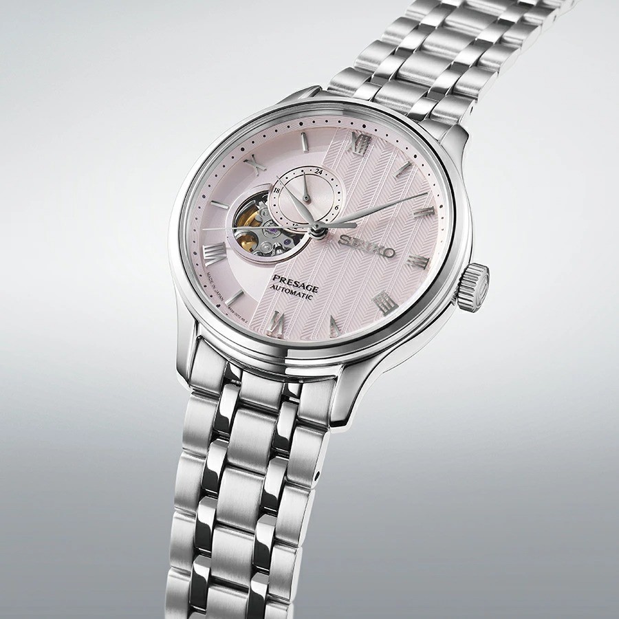 SEIKO Presage SARY261 Japanese Garden Pale Pink Automatic Mechanical Men Watch