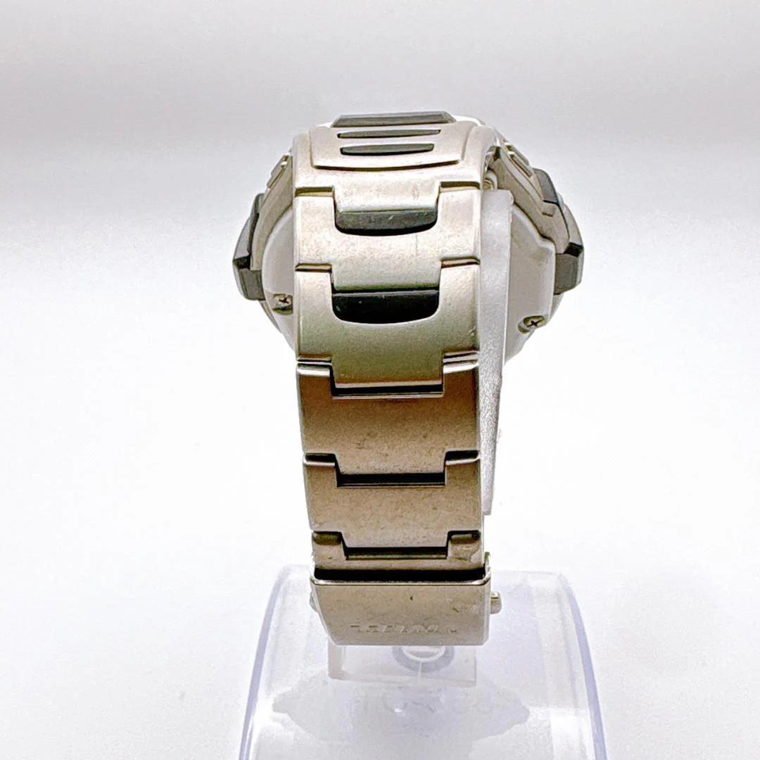Casio Vivcel Vcl-100 Module 1555 Digital Silver-Toned Watch