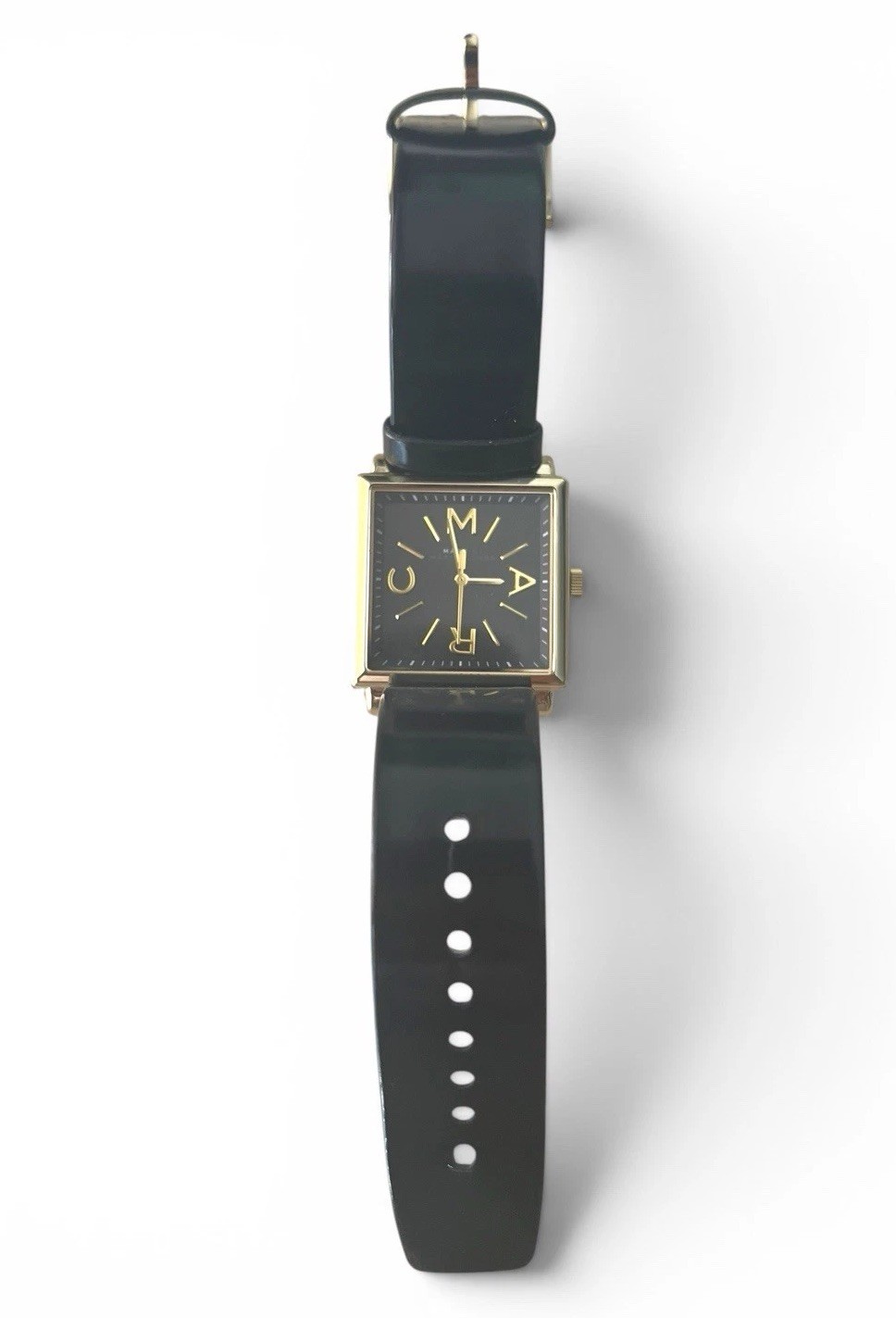 Marc by Marc Jacobs MBM1278 Henry Dinky Gold Black Leather Women’s Watch