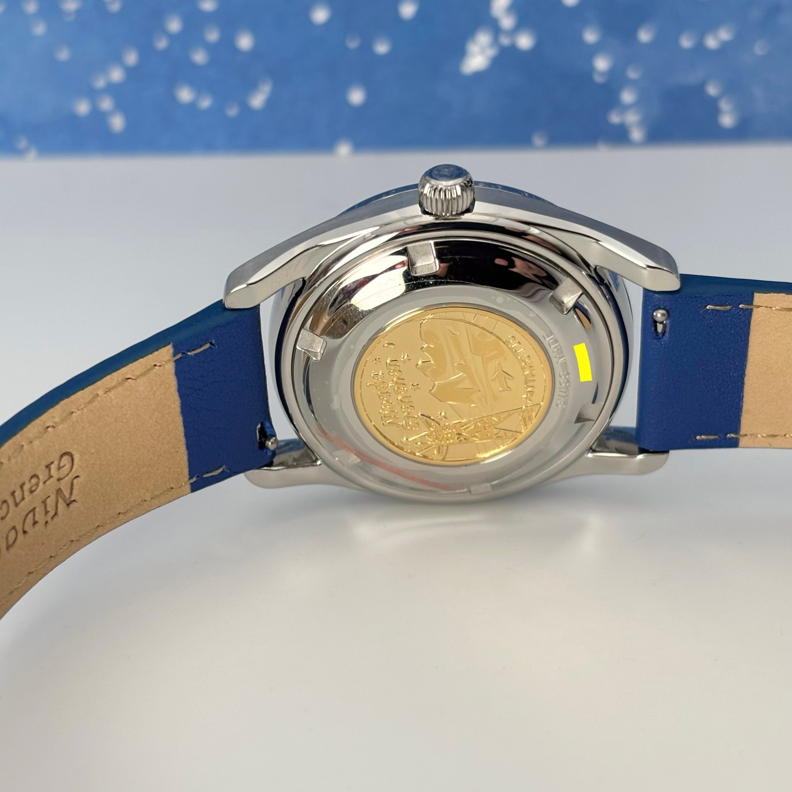 2026 Nivada Grenchen Super Antarctic Date 38mm 32076A49 – Blue Dial