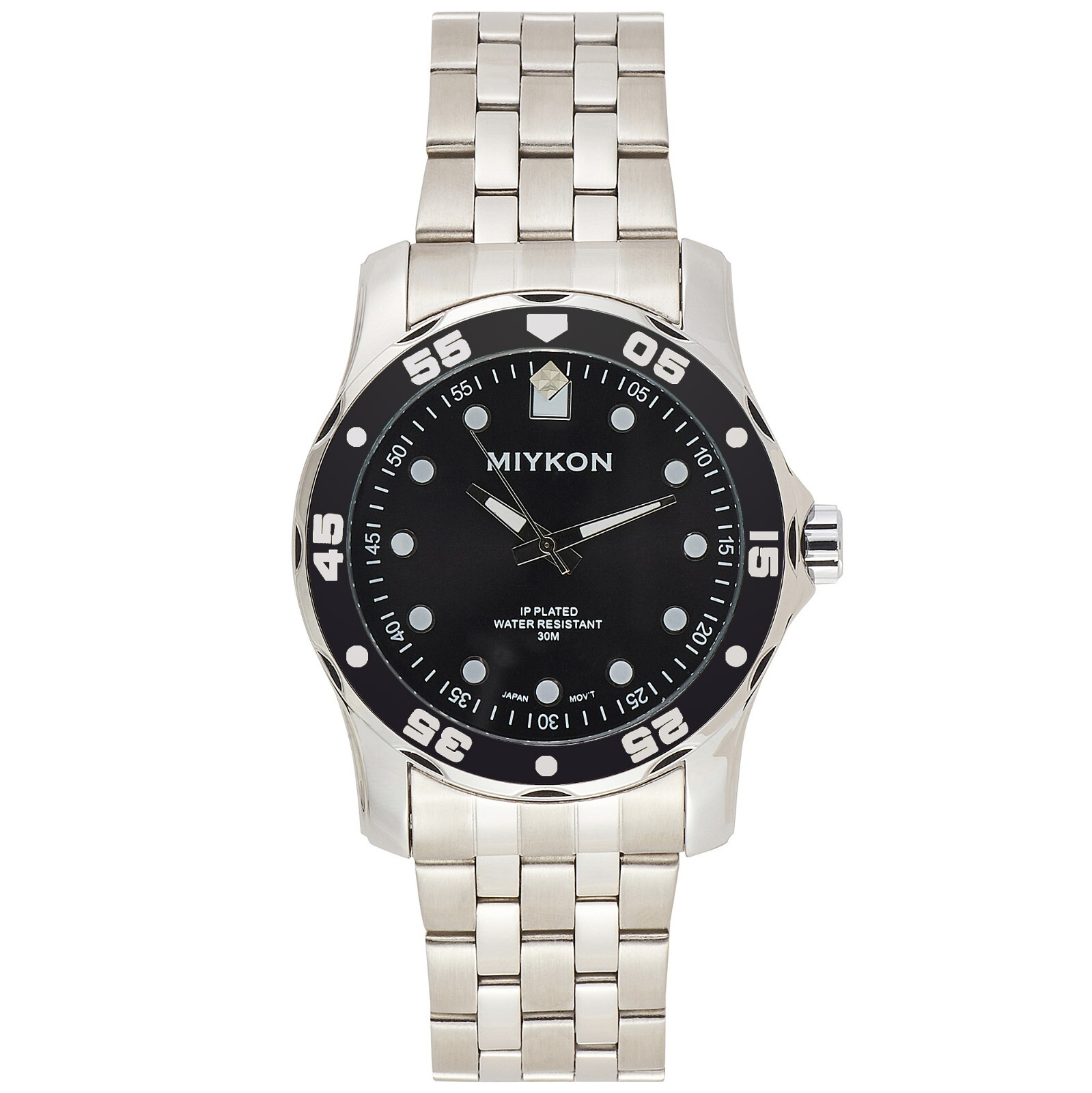 Miykon Men’s Stainless Steel Watch – Japanese Quartz, WaterResist, 45mm – Y2G06