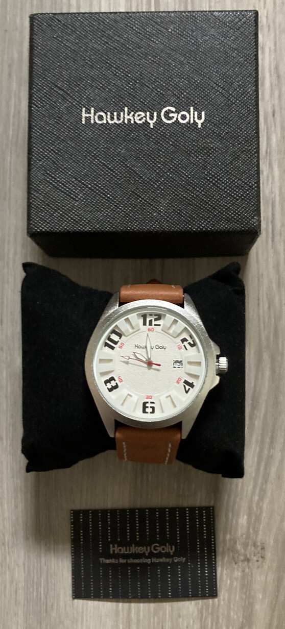 Hawkeye Goly Brand Mens Watch New With Box And Tags