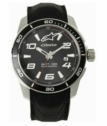 Alpinestars 1036-96007 CIR 1037TECH WATCH 3H BLACK SILICON STRAP 40% OFF Sale