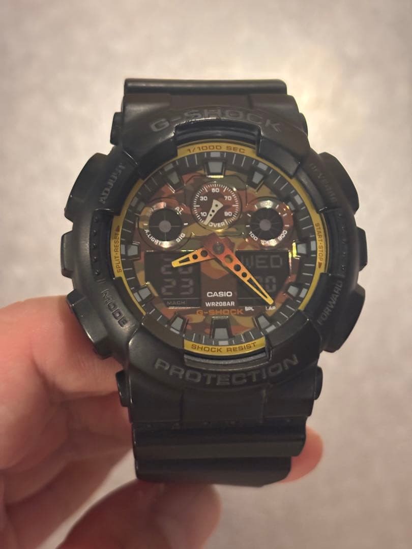 Casio G-Shock GA-100BY Camouflage Resin Watch