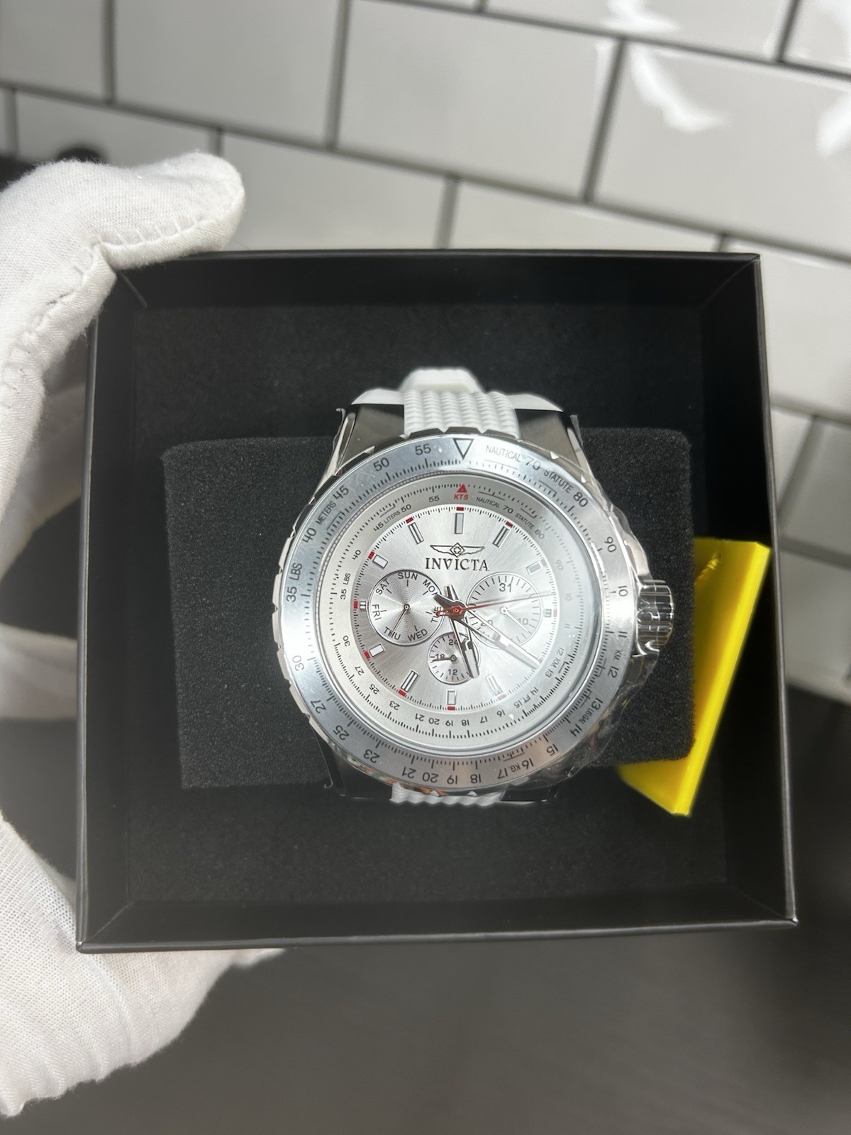 Invicta Aviator Skyshock Men’s Watch 50mm Steel 50960