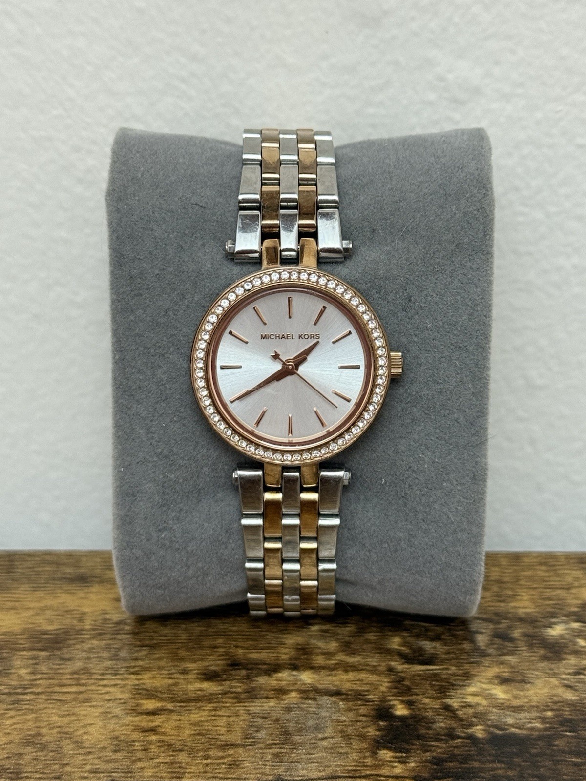 Petite Two-Tone Darci Watch | Michael Kors | Silver / Rose Gold | MK3298 | 26 MM