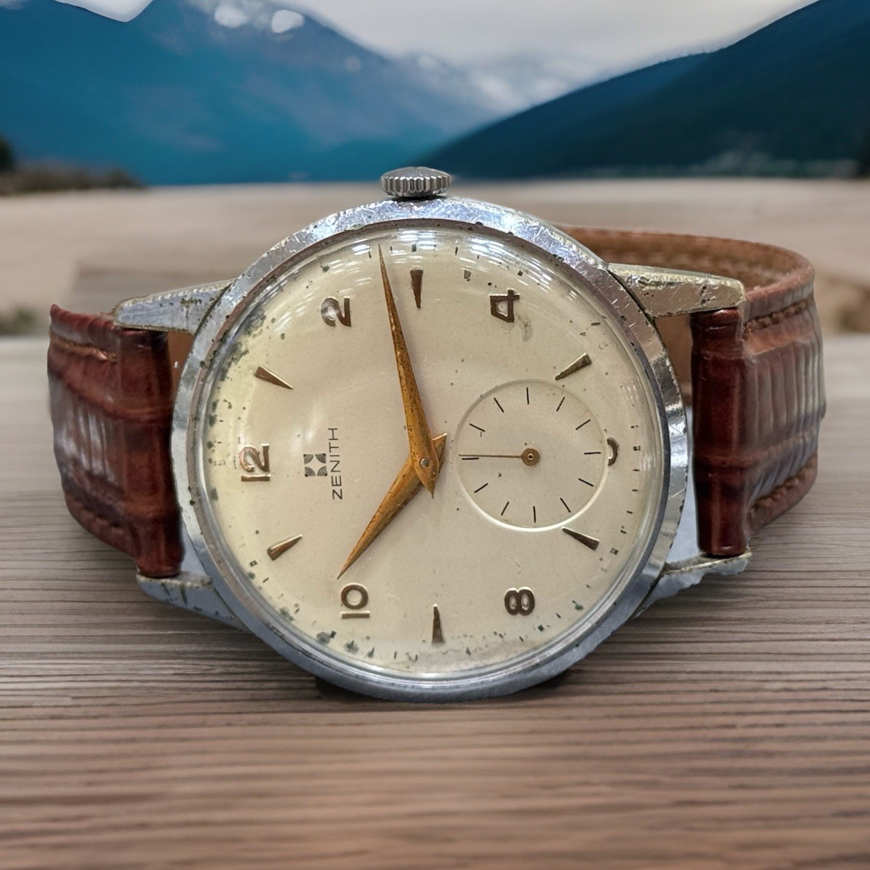 Vintage Zenith Manual Cal.126 Mens 36.5mm Swiss Made Service Just Made