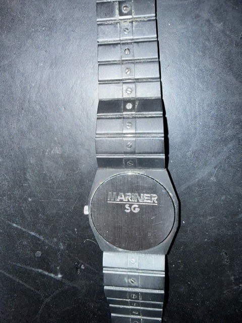 Vintage Men’s Concord Mariner SG Watch Gold & Black Gun Metal