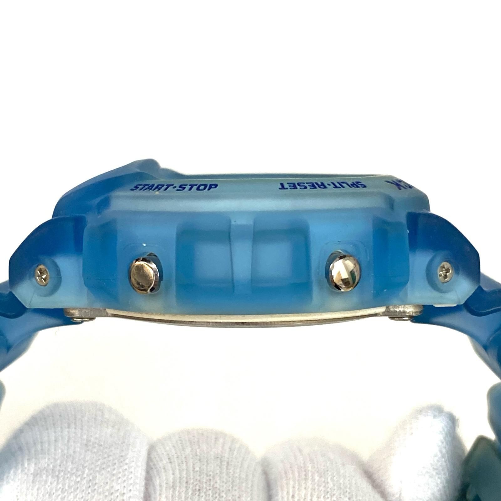 CASIO G-SHOCK DW-6900LS-2JF Light Blue Skelton DIgital Watch Used Japan