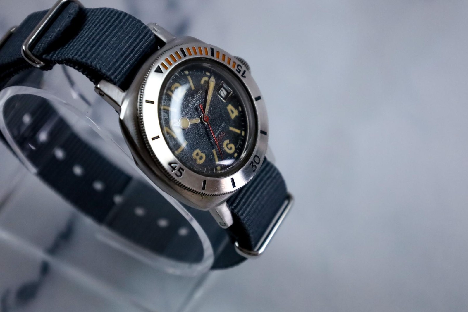 Nivada Grenchen Depthmaster “Mini Panerai” “Pac Man”