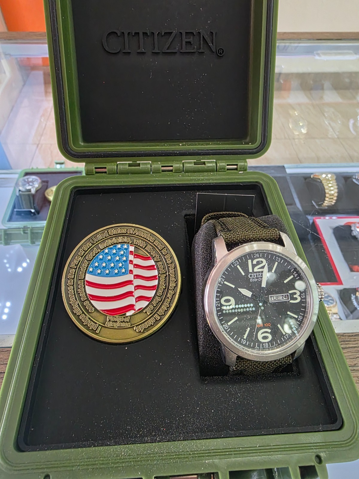 Citizen Watches BM8570-09E Citizen Military Watch Commemorative Box Set