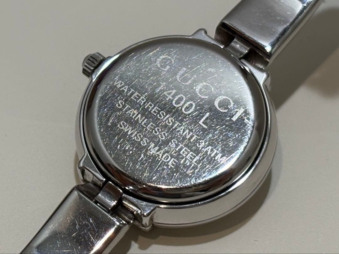 GUCCI 1400L Bangle Watch, Quartz, Working Condition