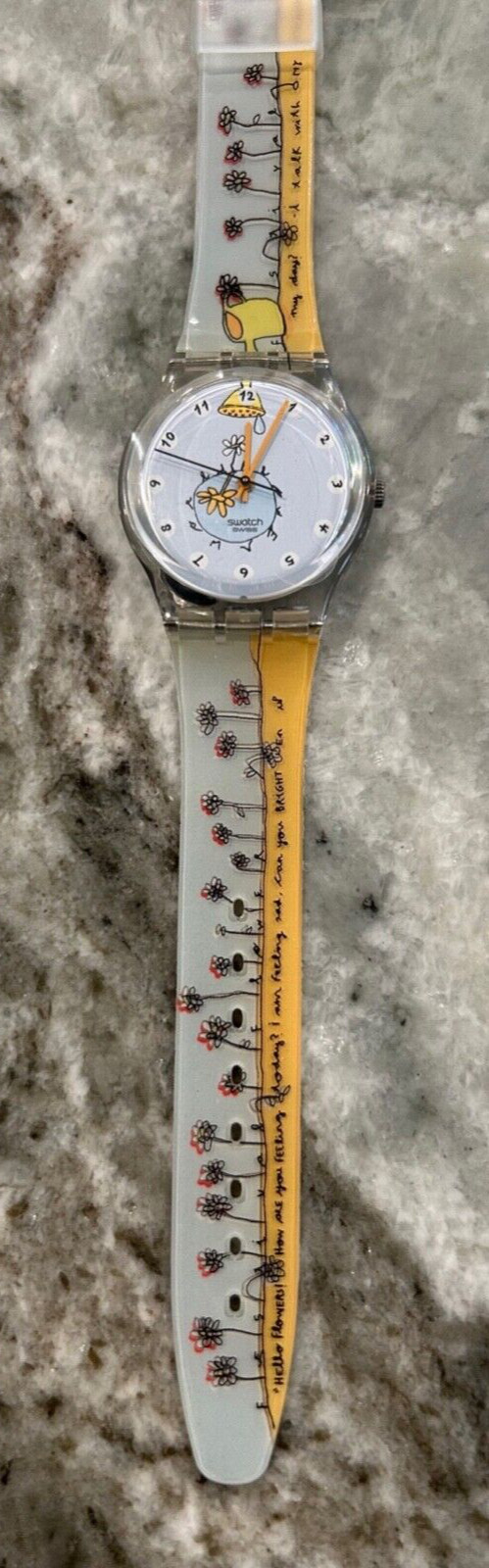 Swatch – Flower Talk – GK312 – 2000 – Gent – Original Box