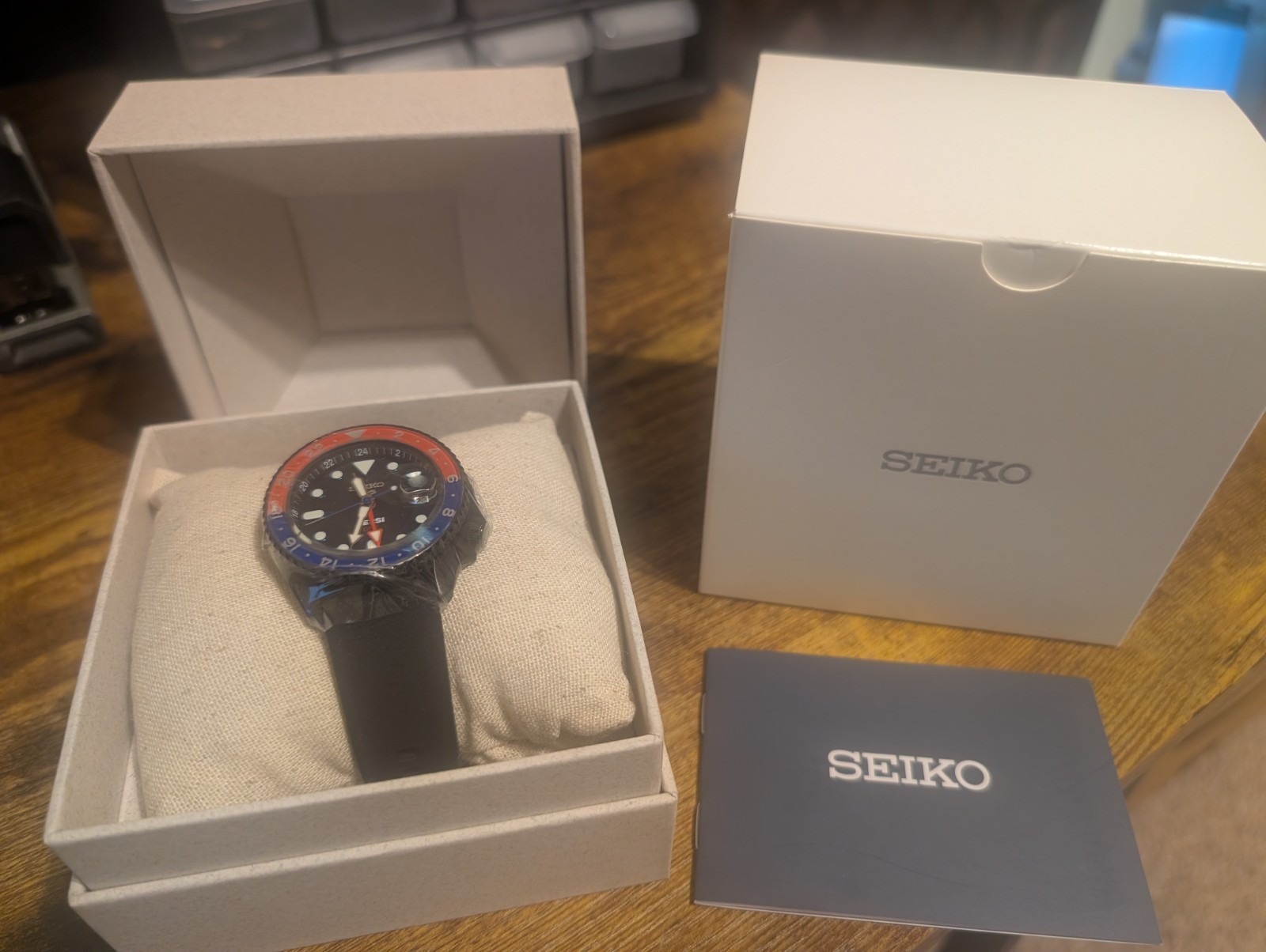 Seiko 5 Sports SSK047K1 Pepsi Limited Edition Men’s 100M WR Automatic Watch