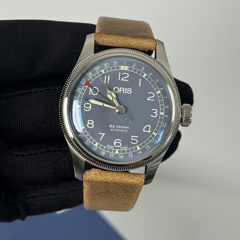 Oris Big Crown Pointer 40mm Blue Dial Men’s Watch 01 754 7785 4065-07 6 20 10