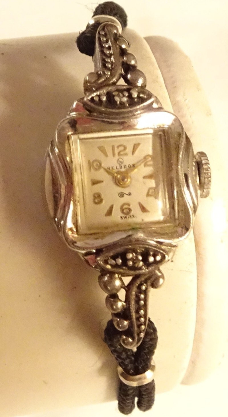 Helbros Wristwatch 17J Antique Ladies Gold Filled 70