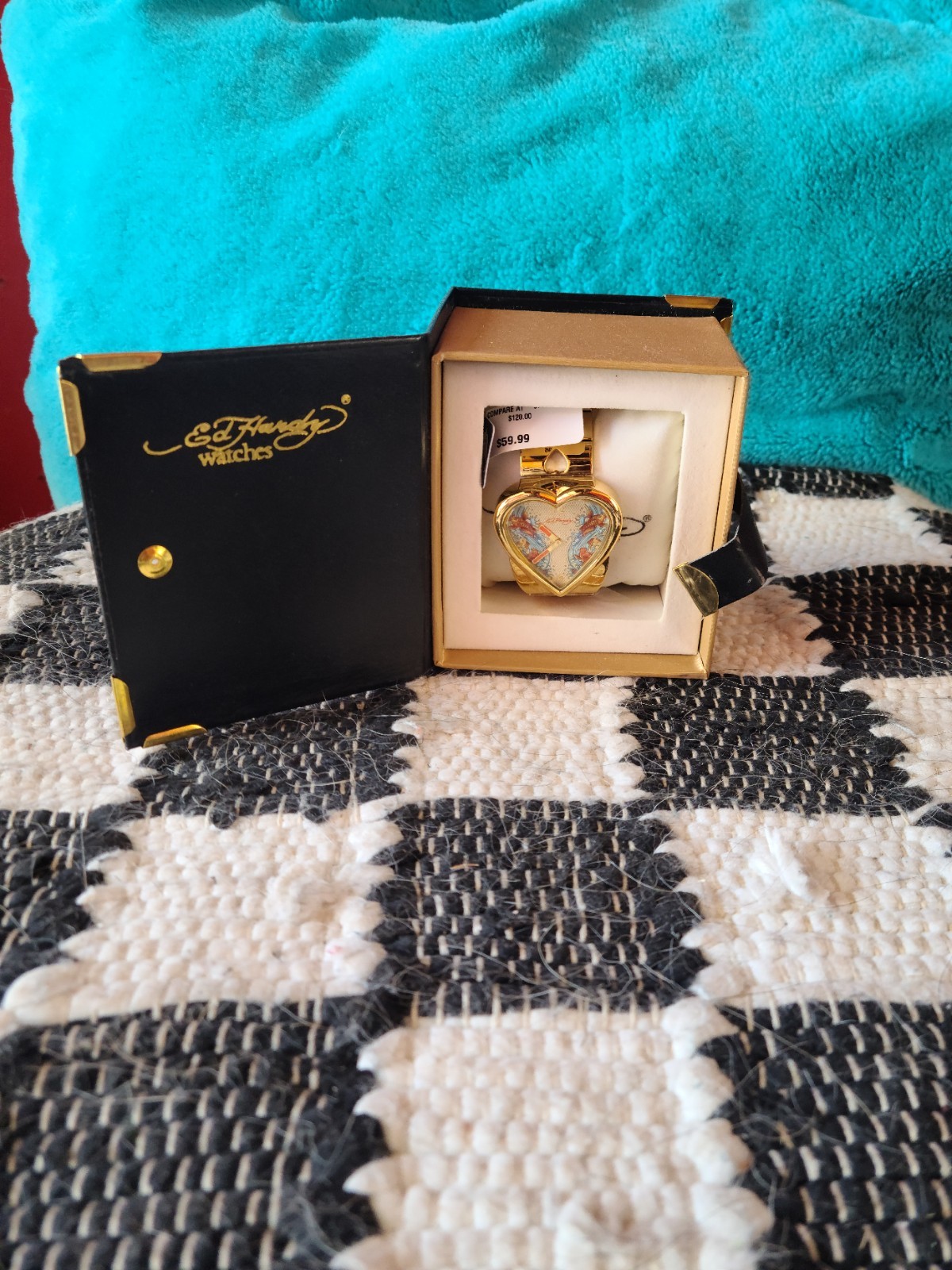 Women’s Ed hardy Koi fish watch